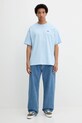 Βαμβακερό μπλουζάκι Vans VN000P1PEML1 μπλε AW25