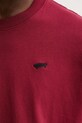 Vans t-shirt bawełniany VN000P56BRD1 bordowy