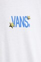 Bavlněné tričko Vans VN000PBRWHT1 bílá