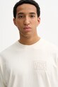 Vans t-shirt bawełniany beżowy VN000PCWFS81