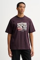 Vans t-shirt in cotone rilassato violetto VN000PCXEMS1
