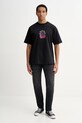 Vans t-shirt bawełniany VN000PE7BLK1 czarny AW25