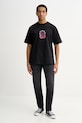 Vans t-shirt bawełniany VN000PE7BLK1 czarny AW25