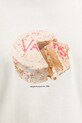 Vans t-shirt bawełniany VN000R15FS81 beżowy