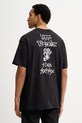 Vans t-shirt bawełniany nadruk czarny VN000RD4BLK1