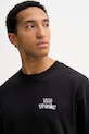 Vans t-shirt bawełniany czarny VN000RD4BLK1