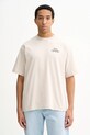 Ρούχα Βαμβακερό μπλουζάκι Vans VN000RD4EN91 μπεζ