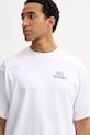 Odzież Vans t-shirt bawełniany VN000RD4WHT1 biały