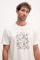 Îmbrăcăminte Joop! tricou din bumbac 30047002 bej