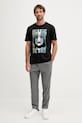 Joop! t-shirt bawełniany 30047003 czarny AW25