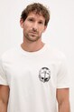Joop! t-shirt bawełniany beżowy 30047014