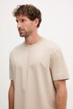 Odzież Joop! t-shirt bawełniany 30042457 beżowy