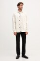 Joop! t-shirt bawełniany 30046985 beżowy AW25