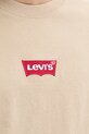 Levi's t-shirt bawełniany 87373.0217 beżowy