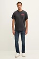 Levi's t-shirt bawełniany A2082.0317 szary AW25