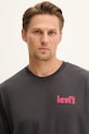Levi's t-shirt bawełniany szary A2082.0317