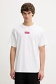 Levi's t-shirt bawełniany nadruk biały 87373.0223