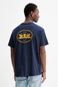 Levi's t-shirt bawełniany bawełna granatowy 87373.0220