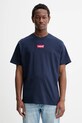 Odzież Levi's t-shirt bawełniany 87373.0220 granatowy