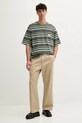 Памучна тениска Levi's A5850.0018 зелен AW25
