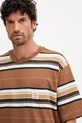Pamučna majica Levi's smeđa A5850.0019