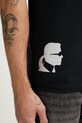 Karl Lagerfeld t-shirt 554235.755403 granatowy