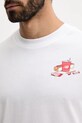 New Balance t-shirt bawełniany MT53931WT biały