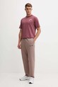 New Balance t-shirt bawełniany MT53931WAD różowy AW25