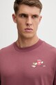 New Balance t-shirt bawełniany różowy MT53931WAD