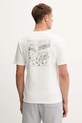 Odzież New Balance t-shirt bawełniany MT53921SST beżowy
