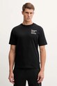 Odzież New Balance t-shirt bawełniany MT53921BK czarny