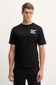Oblečenie Bavlnené tričko New Balance MT53921BK čierna