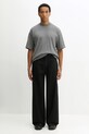 Axel Arigato t-shirt z dodatkiem wełny Distort A3427003 szary