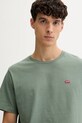 Bavlněné tričko Levi's zelená 56605.0286