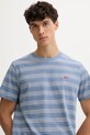 Bombažna kratka majica Levi's modra 56605.0291
