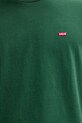 Bombažna kratka majica Levi's 56605.0292 zelena