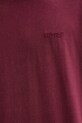 Levi's tricou din bumbac A0637.0166 burgundia