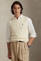 Polo Ralph Lauren maglietta senza maniche cotone beige 710979113