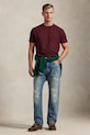 Îmbrăcăminte Polo Ralph Lauren tricou din bumbac 710P07548 burgundia