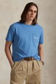 Polo Ralph Lauren pamut póló 710P00084 kék AW25