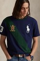 Бавовняна футболка Polo Ralph Lauren темно-синій 710P00092