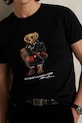 Polo Ralph Lauren t-shirt bawełniany czarny 710P00094