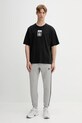 adidas Originals tricou din bumbac Graphic Os Ss T JV7569 negru AW25