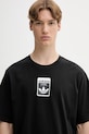 adidas Originals tricou din bumbac Graphic Os Ss T negru JV7569