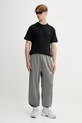 Βαμβακερό μπλουζάκι adidas Originals 3-Stripes JY1372 μαύρο AW25
