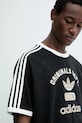 adidas Originals t-shirt in cotone OG Dept Tee nero KD6265