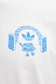 Βαμβακερό μπλουζάκι adidas Originals Music Fests Tee KQ9955 λευκό