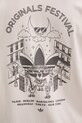Pamučna majica adidas Originals Street Band Tee KQ9956 bež