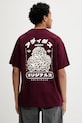 adidas Originals t-shirt bawełniany Japan Florals T nadruk bordowy KR5090
