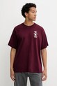 Odzież adidas Originals t-shirt bawełniany Japan Florals T KR5090 bordowy